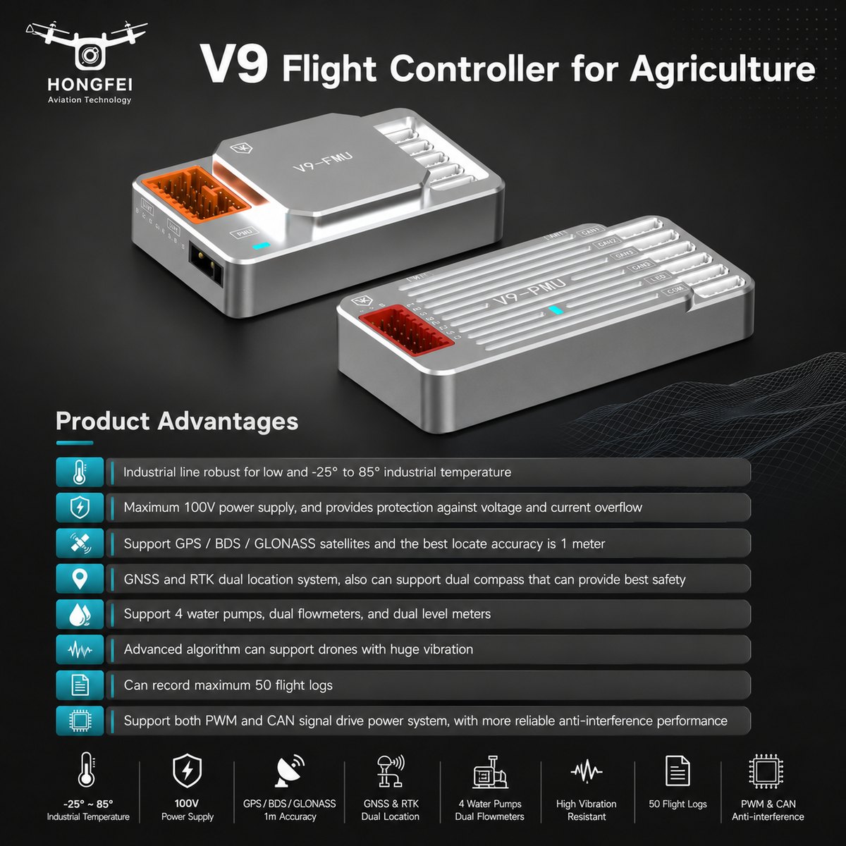 V9 Flight Controller for Agriculture Drones​