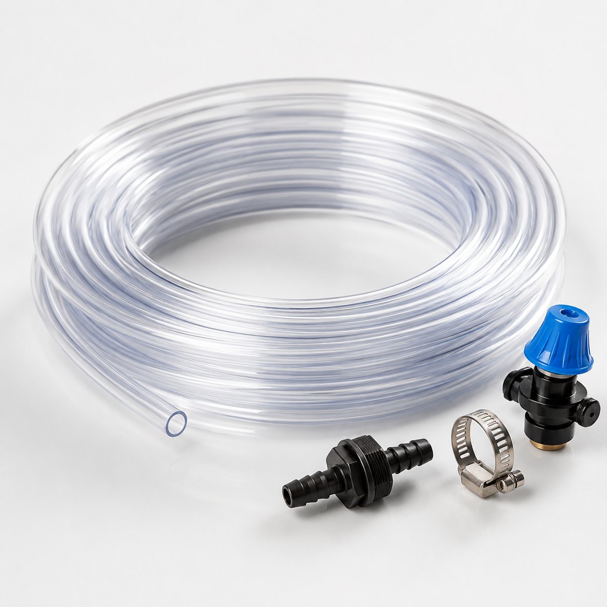 AeroDrone 8 mm Transparent Agriculture Drone Spray Tube Pipe for Liquid Transfer, Pump, Flow Meter and Nozzle Connection